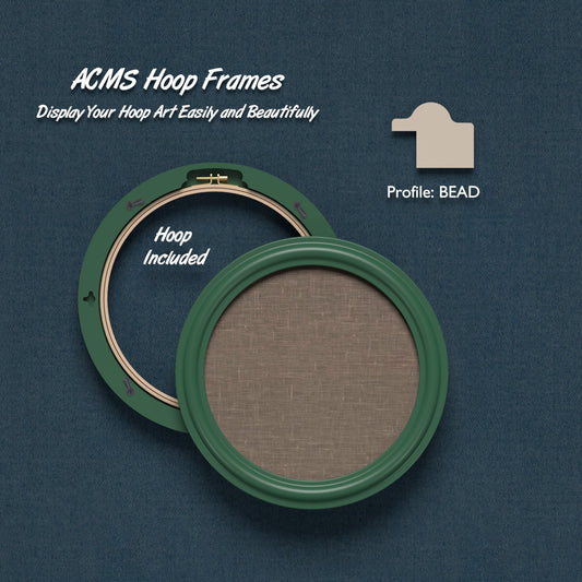 ACMS Round Hoop Frame - Bead - 1.25" Frame Width
