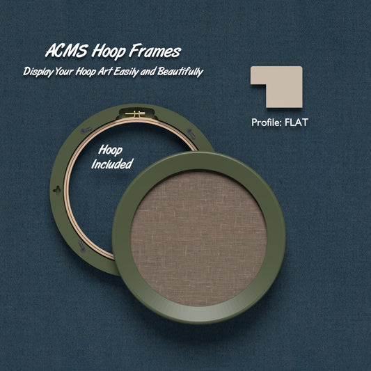 ACMS Round Hoop Frame - Flat - 1.25" Frame Width