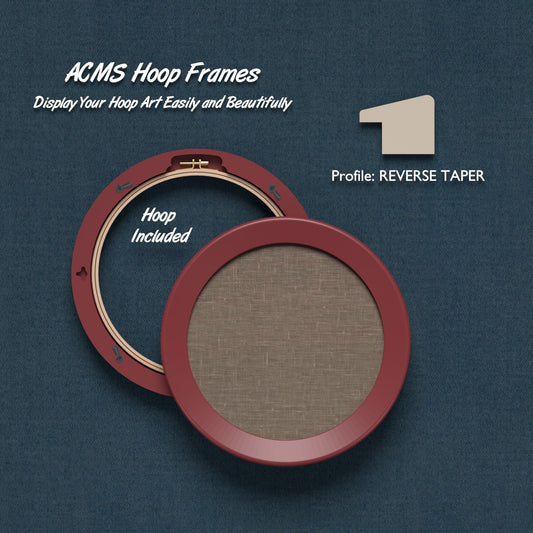 ACMS Round Hoop Frame - Reverse Taper - 1.25" Frame Width