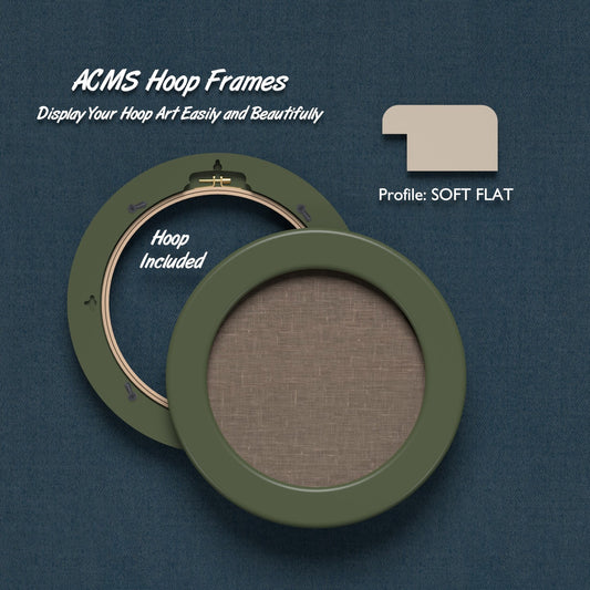 ACMS Round Hoop Frame - Soft Flat - 1.75" Frame Width