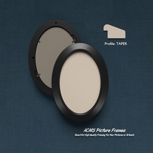 ACMS Oval Picture  Frame - Taper Profile - 1.50" Frame Width