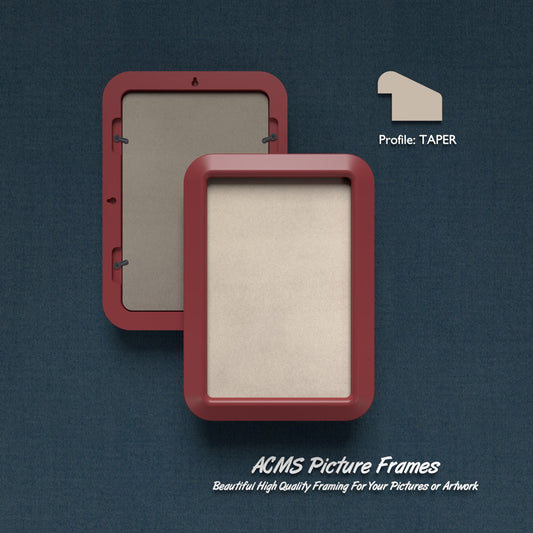 ACMS Soft Rectangular Picture  Frame - Taper Profile - 1.25" Frame Width