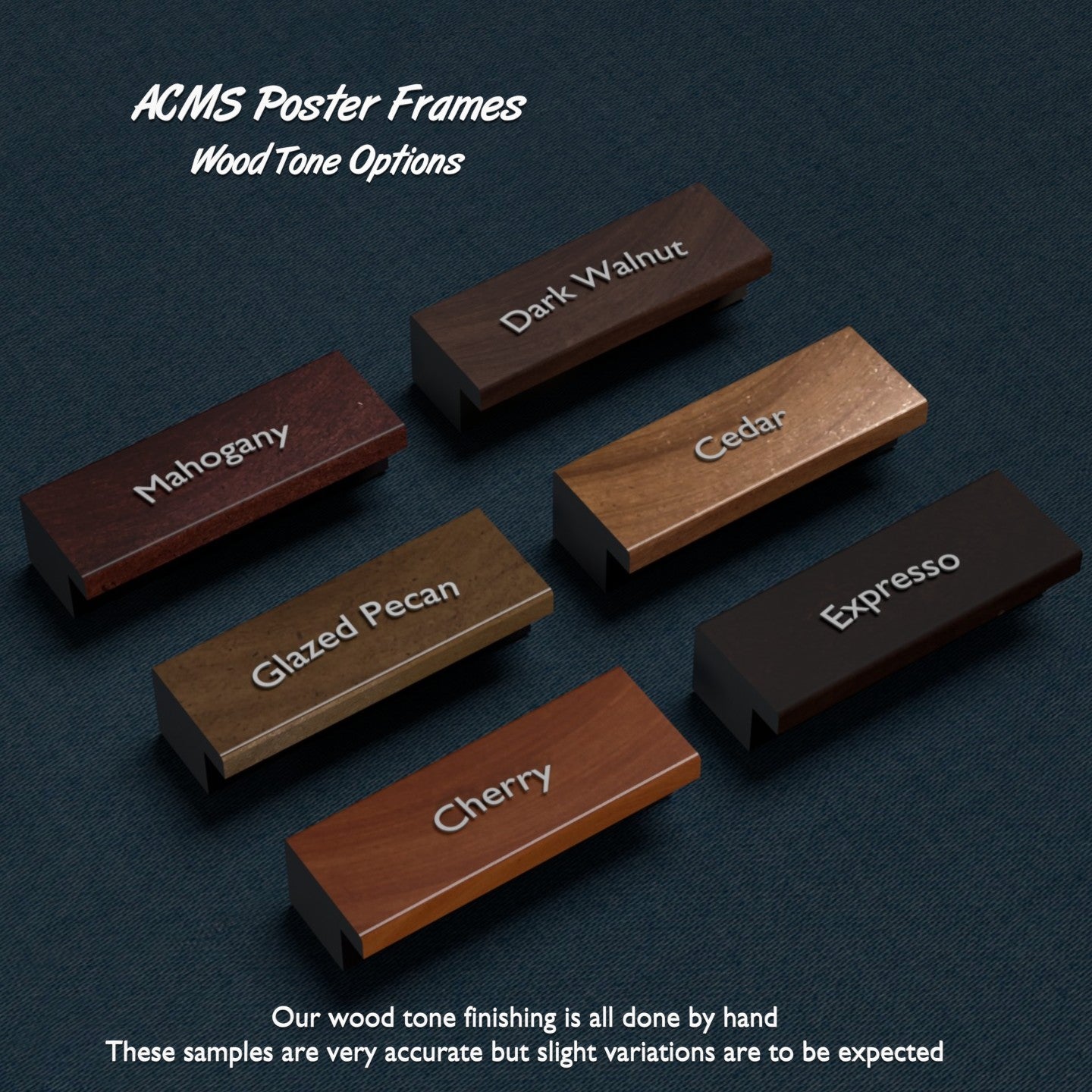 ACMS Round Poster Frame - 1 3/8" REVERSE TAPER Profile