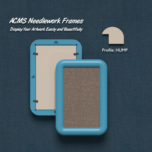 ACMS Rectangular Needlework Frame - Hump Profile - 1.25" Frame Width