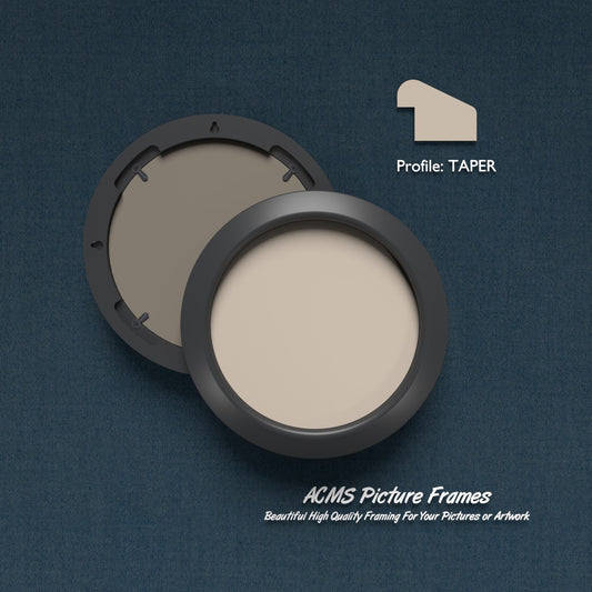 ACMS Round Picture Frame - Taper Profile - 1.25" Frame Width