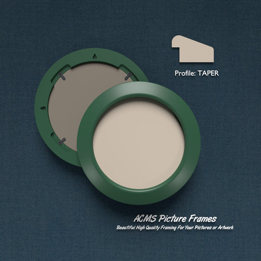 ACMS Round Picture Frame - Taper Profile - 1.50" Frame Width