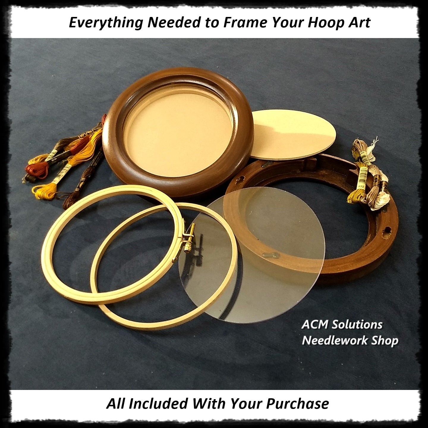 ACMS Oval Hoop Frame - Hump - 1.25" Frame Width