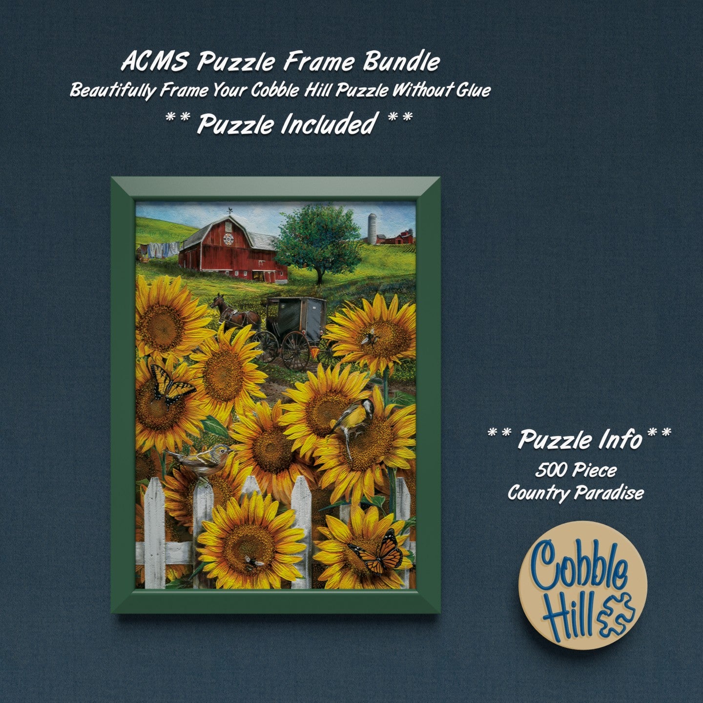 Puzzle Frame Bundle - 500 Piece - Country Paradise