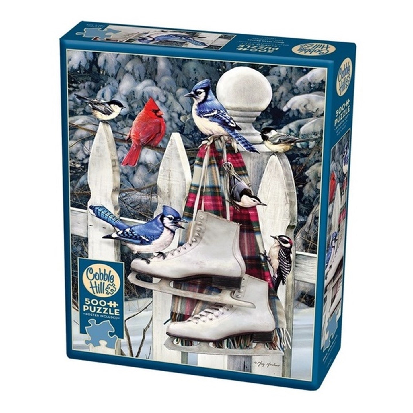 Puzzle Frame Bundle - 500 Piece - Birds With Skates