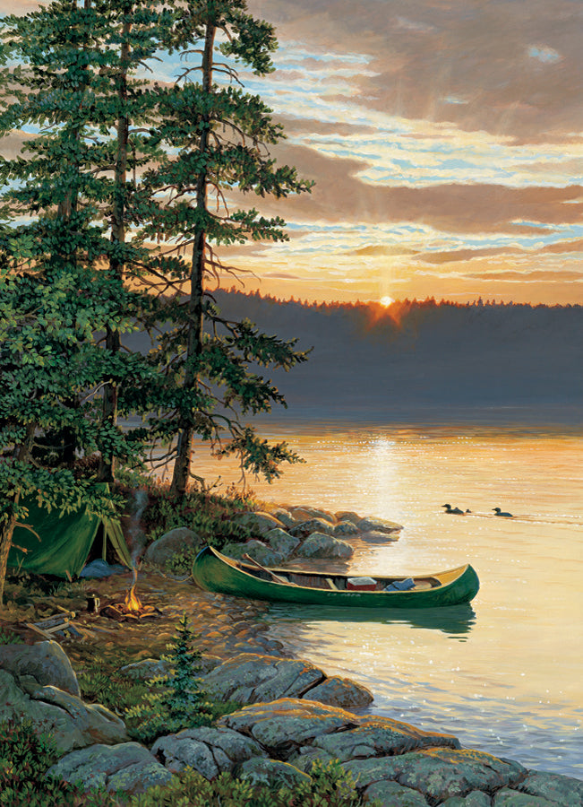 Puzzle Frame Bundle - 500 Piece - Canoe Lake