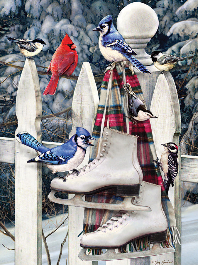 Puzzle Frame Bundle - 500 Piece - Birds With Skates