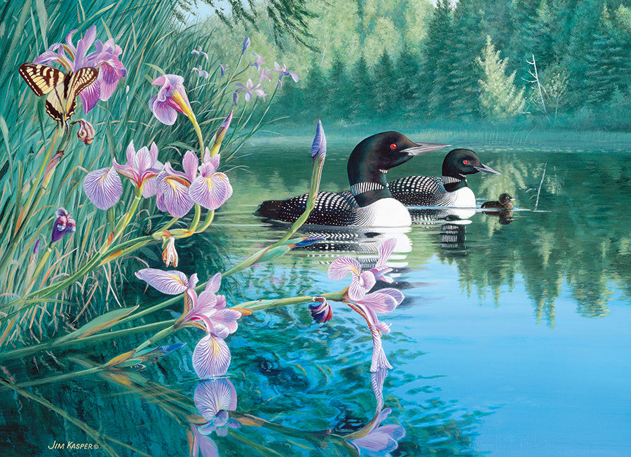 Puzzle Frame Bundle - 500 Piece - Iris Cove Loons