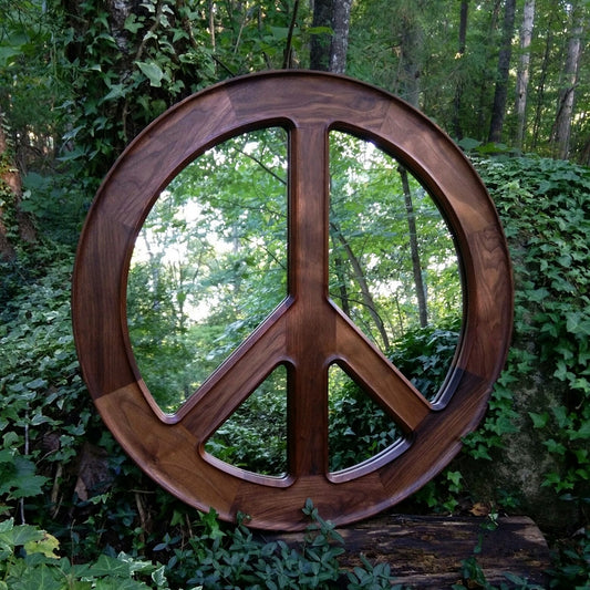 Peace Sign Mirror Project