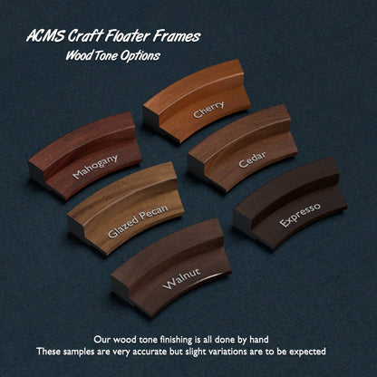 ACMS Soft Rectangular Craft Floater Frame - For 1/2" Thick Artwork - Profile 1" FLAT