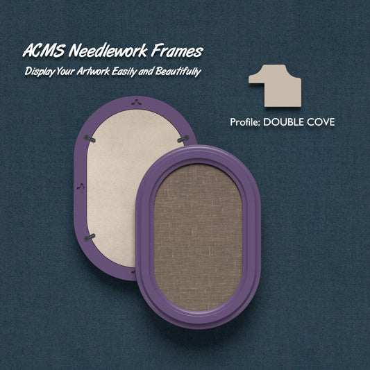 ACMS Capsule Needlework Frame - Double Cove Profile - 1.25" Frame Width
