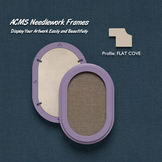 ACMS Capsule Needlework Frame - Flat Cove Profile - 1.25" Frame Width