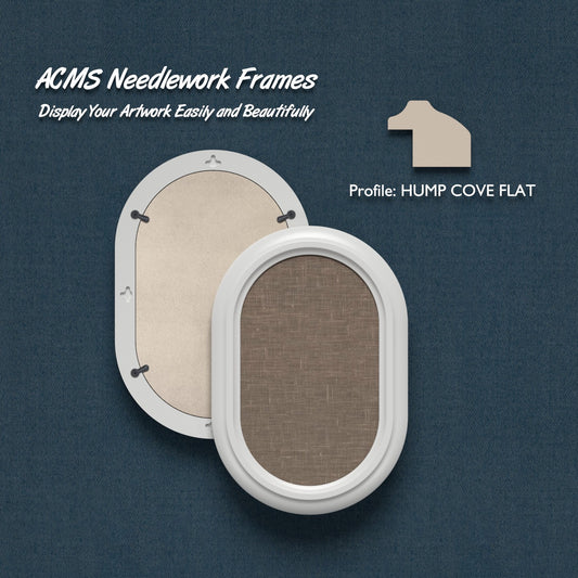 ACMS Capsule Needlework Frame - Hump Cove Flat Profile - 1.25" Frame Width