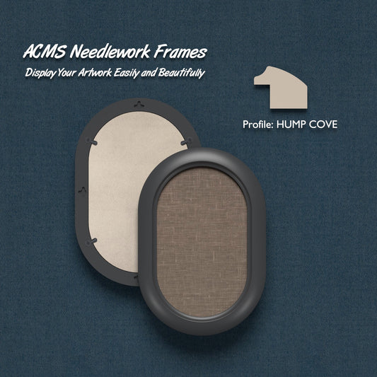 ACMS Capsule Needlework Frame - Hump Cove Profile - 1.25" Frame Width
