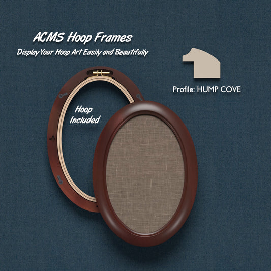 ACMS Oval Hoop Frame - Hump Cove - 1.25" Frame Width