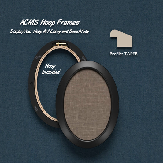 ACMS Oval Hoop Frame - Taper - 1.25" Frame Width