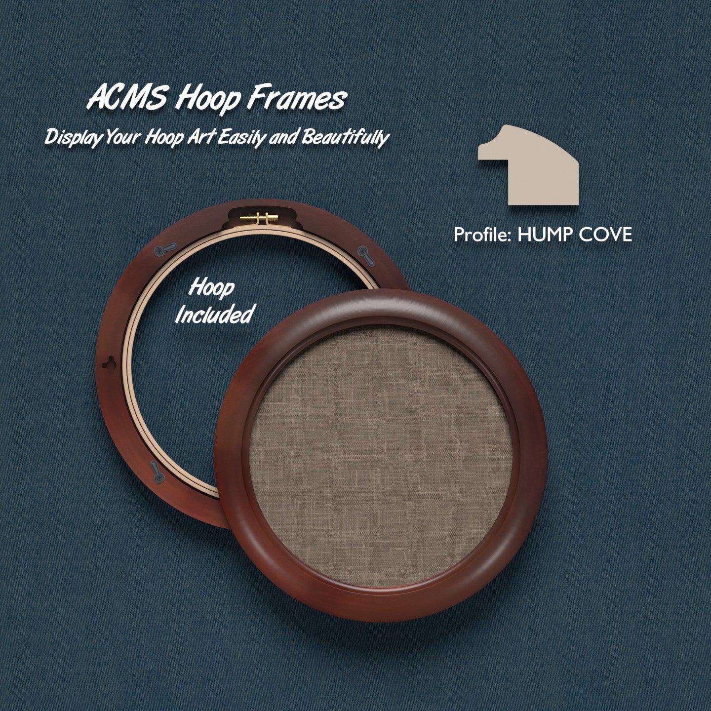 ACMS Round Hoop Frame - Hump Cove - 1.25" Frame Width