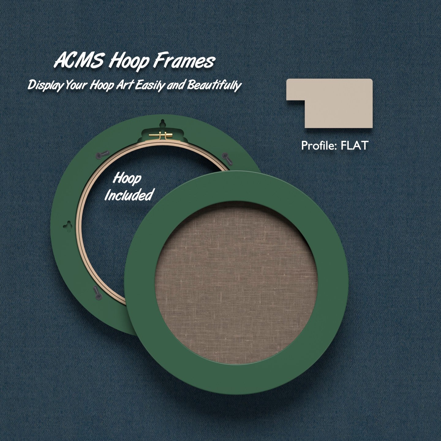 Module Frame Hoop ACMS Round Hoop Frame - Flat - 1.75
