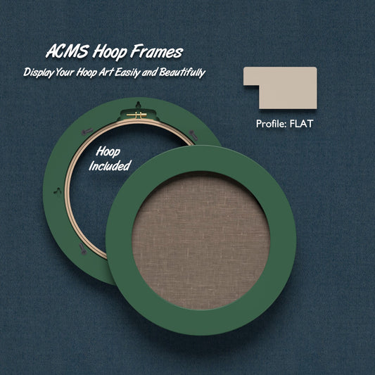 ACMS Round Hoop Frame - Flat - 1.75" Frame Width
