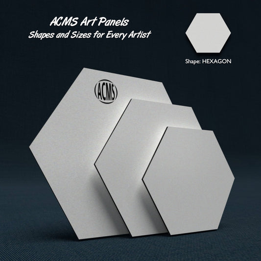 ACMS Hexagon Art Panel - ACM - 1/4" Thick