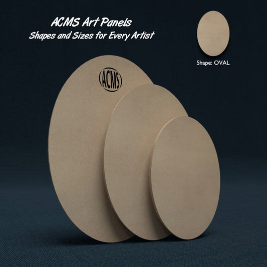 ACMS Oval Art Panel - Fiberboard - 1/4" Thick