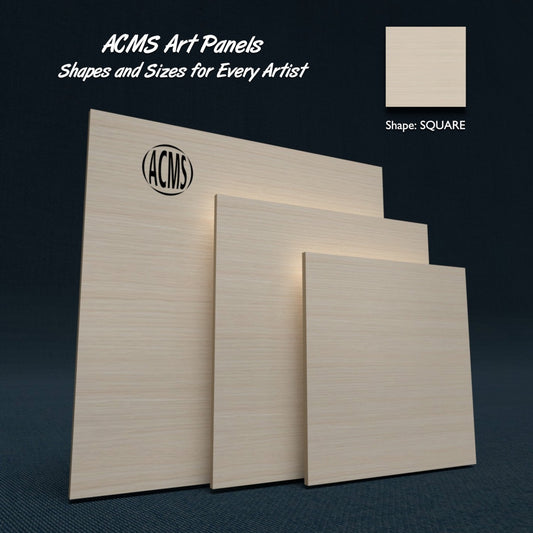 ACMS Square Art Panel - Baltic Birch Plywood - 1/4" Thick