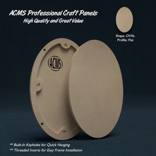 ACMS Oval Craft Panel - Flat Perimeter