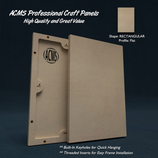 ACMS Rectangular Craft Panel - Flat Perimeter