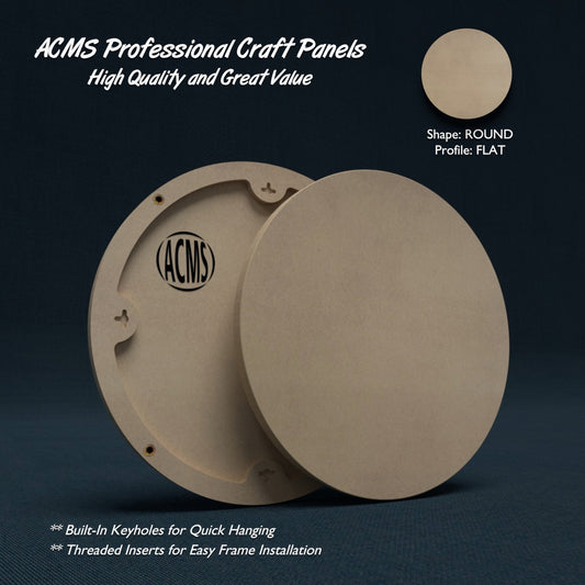 ACMS Round Craft Panel - Flat Perimeter