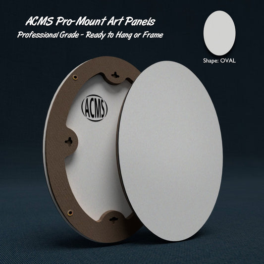 ACMS Oval Pro-Mount Art Panel - ACM
