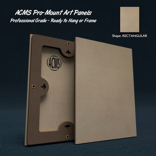 ACMS Rectangular Pro-Mount Art Panel - Fiberboard