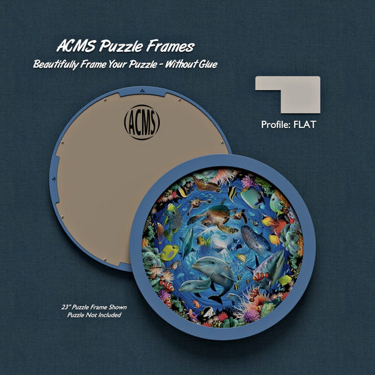 ACMS Round Puzzle Frame - FLAT Profile