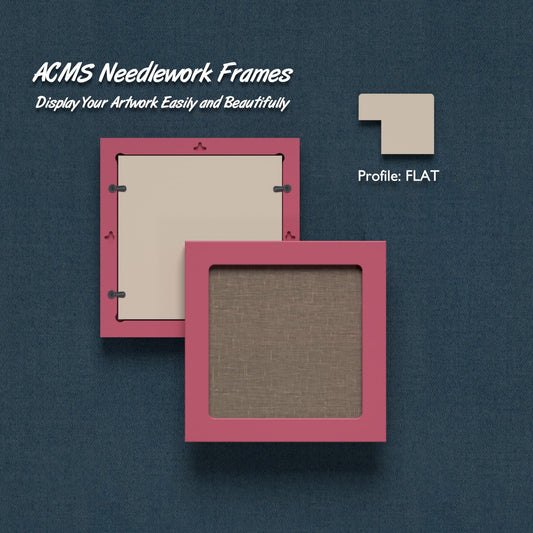ACMS Sharp Square Needlework Frame - Flat - 1.25" Frame Width
