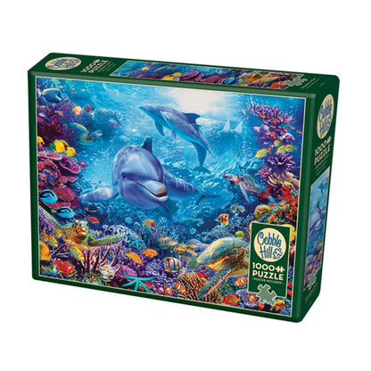 Puzzle Frame Bundle - 1000 Piece - Dolphins At Play