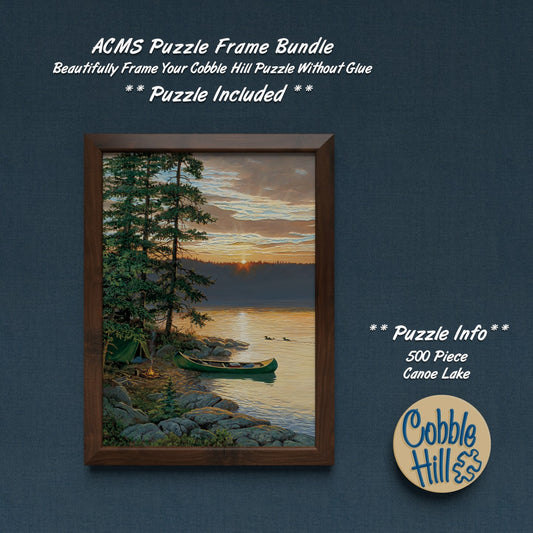 Puzzle Frame Bundle - 500 Piece - Canoe Lake