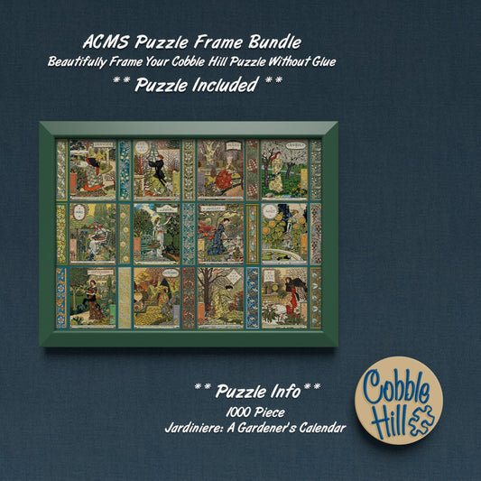 Puzzle Frame Bundle - 1000 Piece - Jardiniere: A Gardener's Calendar