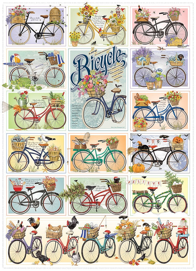 Puzzle - Bicycles - 1000 Piece