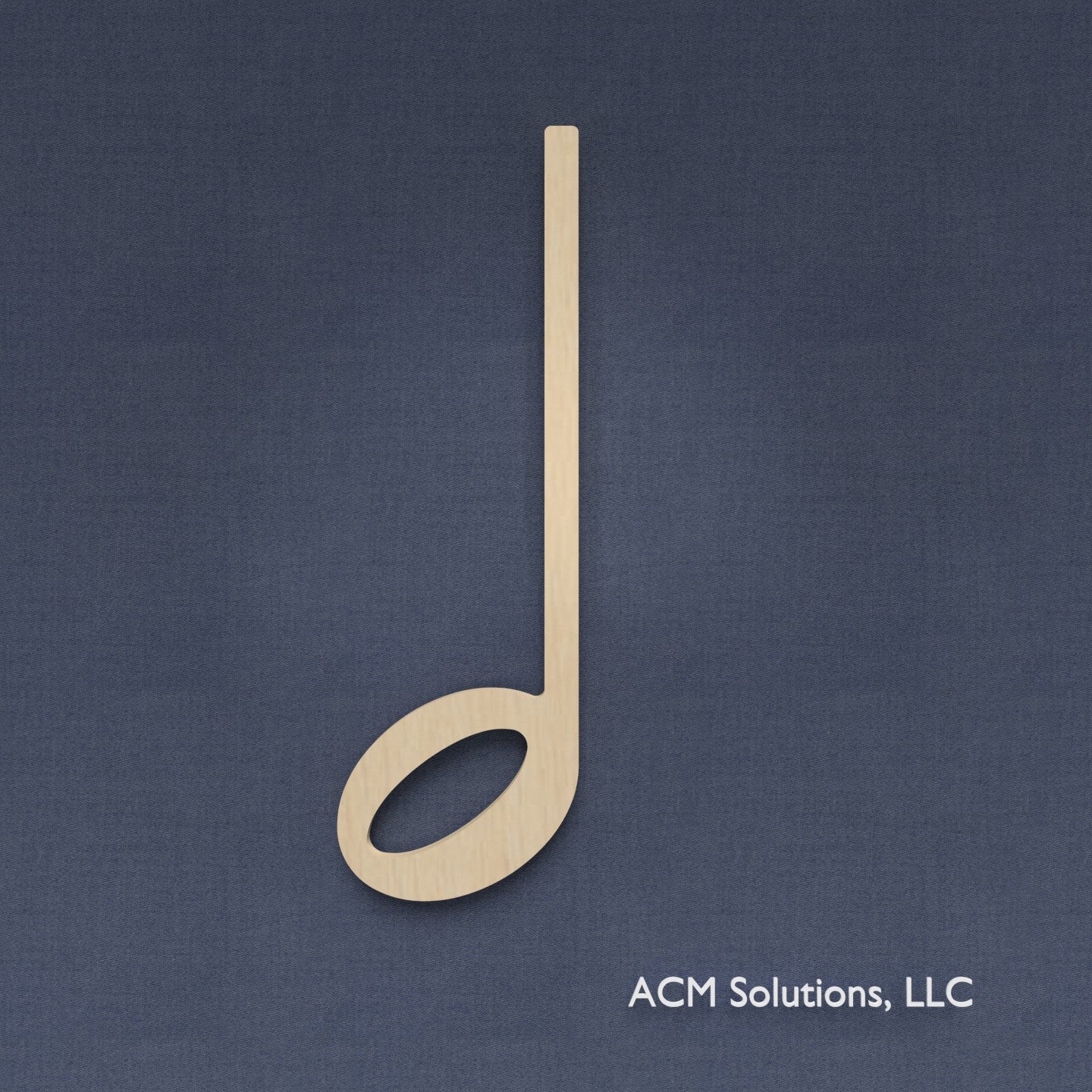 Half Note 3d 2D Cutouts - Musical – ACMS Shopping Hub