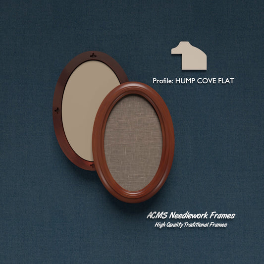 Oval Frame - Hump Cove Flat Profile - 1.25" Frame Width