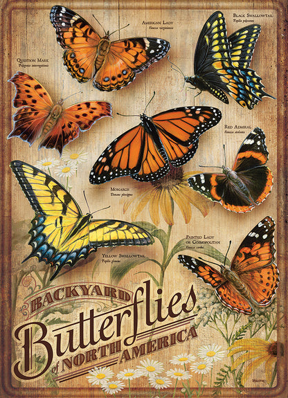 Puzzle - Backyard Butterflies - 500 Piece